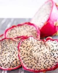 Dried Dragon Fruit - Hylocereus undatus.