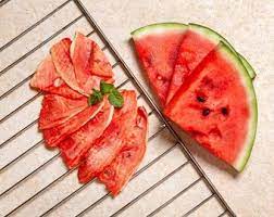 Slow Dried Watermelon Slices - Citrullus lanatus