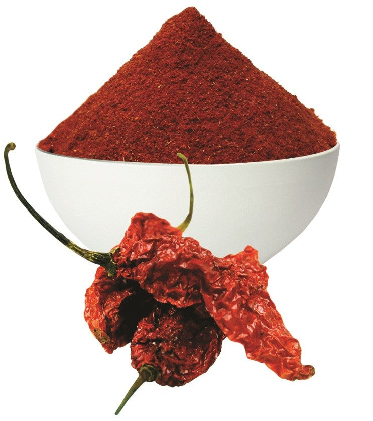 Smoked Ghost-Chilli Powder – Capsicum chinense ‘Bhut Jolokia’.