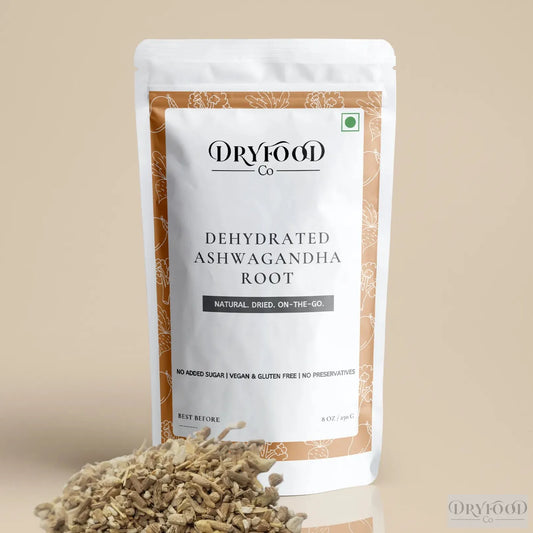 Dehydrated Ashwagandha Root - Withania somnifera.