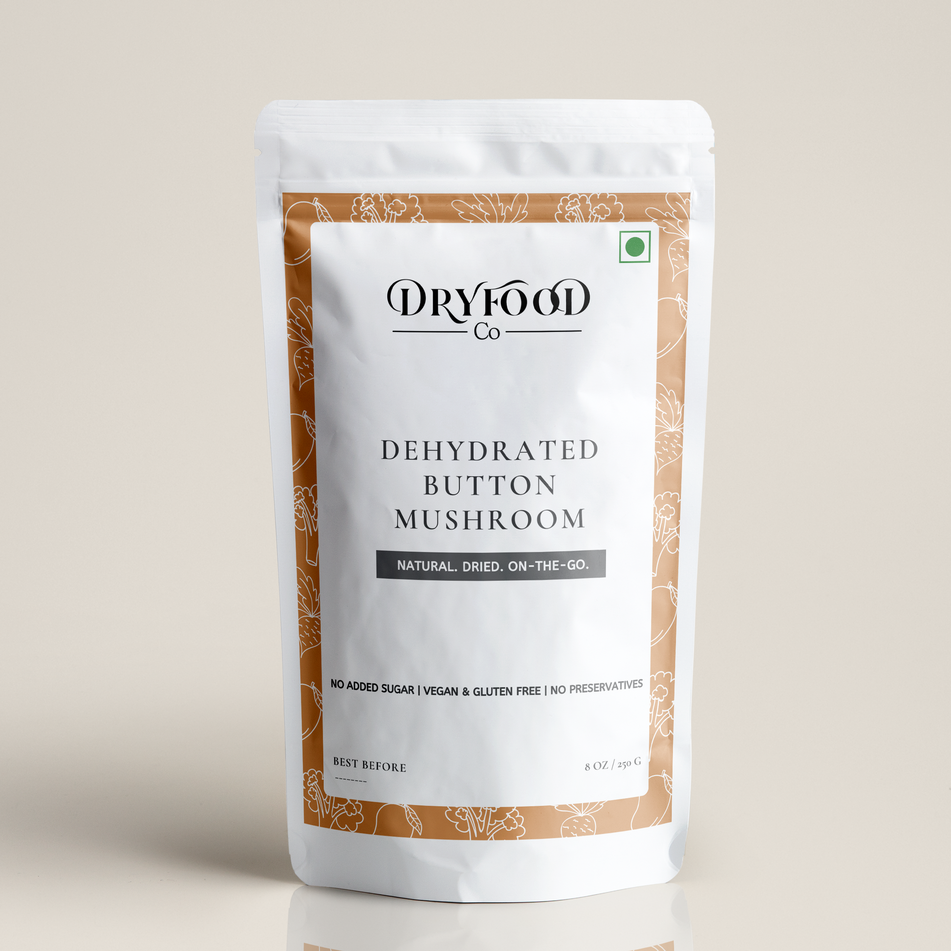 Dehydrated Button Mushrooms - Dryfood Co