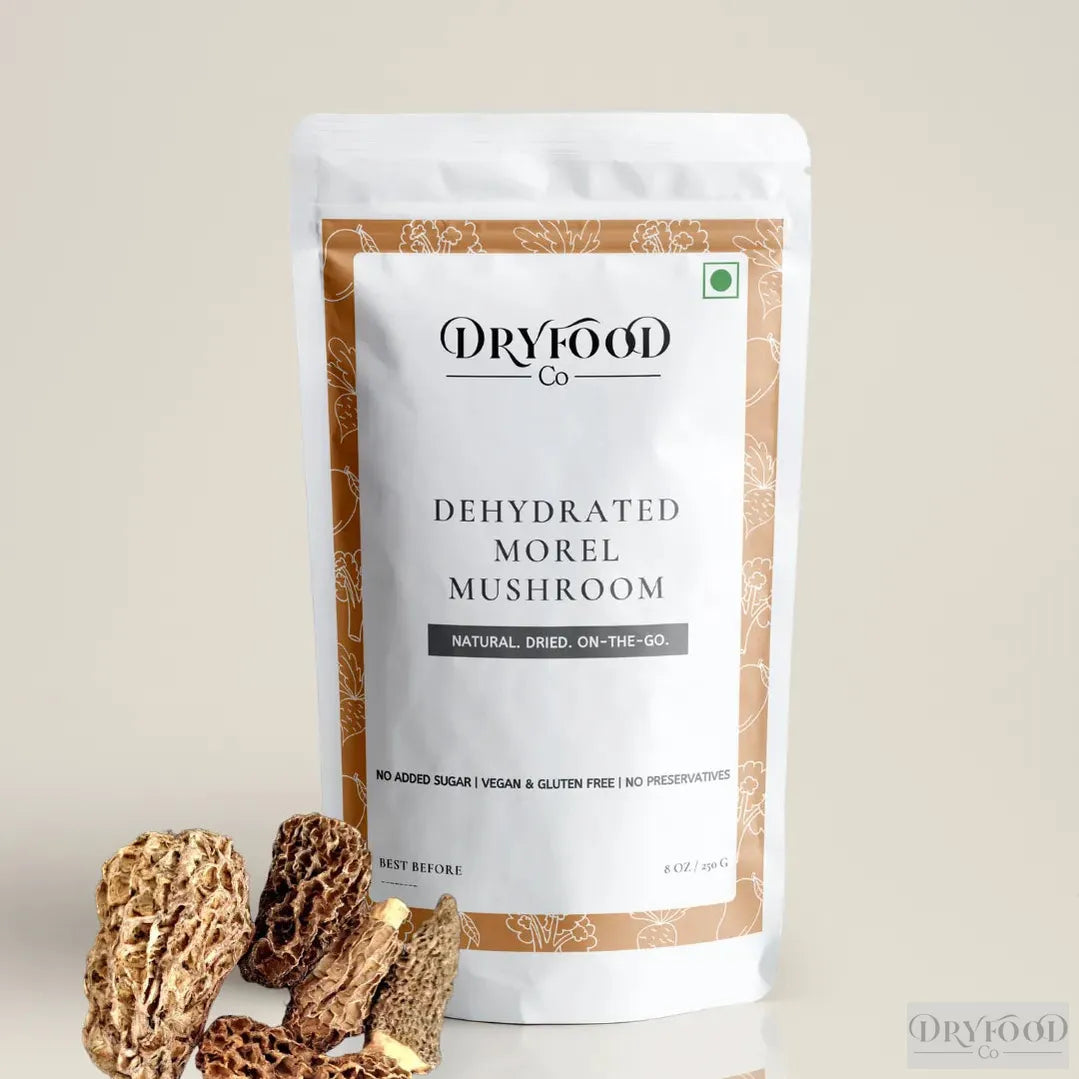 Dehydrated Morel Mushroom - Morchella esculenta.