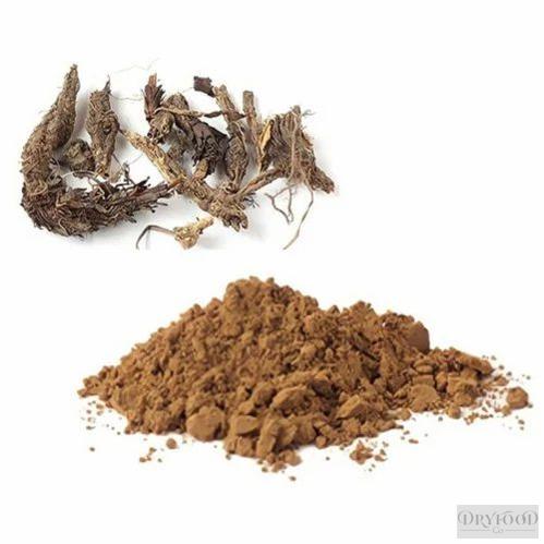 Aromatic Nardostachys jatamansi extract powder showcasing its use for anxiety relief and calming herbal remedies