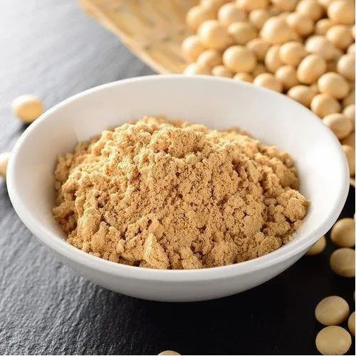 Soya Bean Extract Powder (Glycine max) for vegan shakes, high protein content, non-GMO, neutral flavor